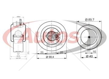 Vlnovec pérování  kabiny přední/zadní 21009c rvi magnum, premium 0034932_A