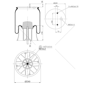 Vlnovec pérování kompletní - plastový zvon p saf 2621v integral 0240160_A