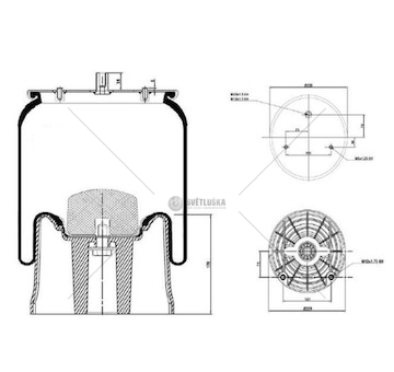 Vlnovec pérování kompletní - plastový zvon zn p schmitz 0209998_A