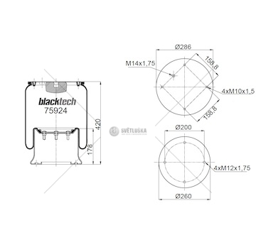Vlnovec pérování rml75924c zn scania 112, 113,142,143 0069101_A