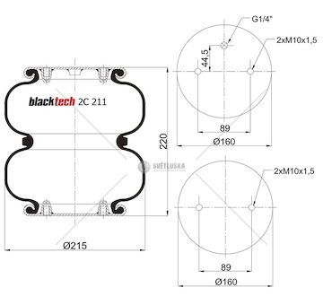 Vlnovec pérování zvedací nápravy schmitz, weweler 0215556_A