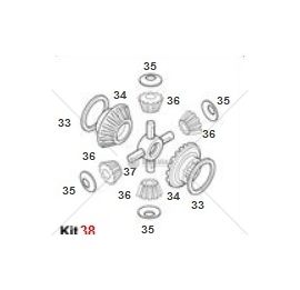 Vložka diferenciálu DAF EURORICA 18170120