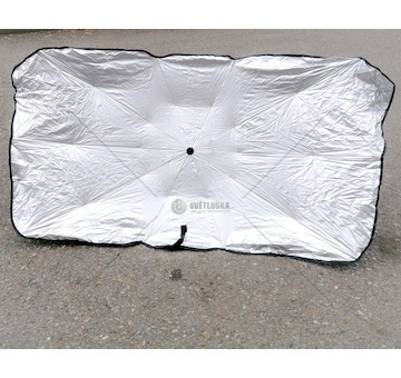 Vnitřní sluneční clona 125x65cm na čelní skla