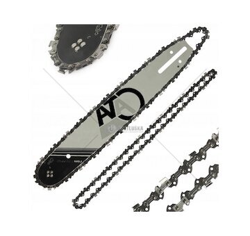 Vodící lišta na řetězové pily a 2 řetězy 35cm 14