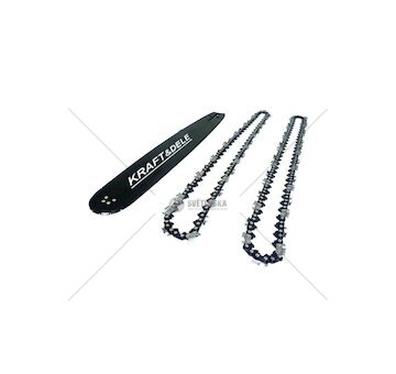 Vodící lišta na řetězové pily a 2 řetězy 40cm 16