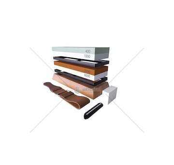 Vodní brusné kameny s příslušenstvím, sada 8 ks - KRAFT&DELE