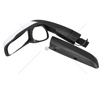 Volvo 9800 mirror II electric heat and IV manual heat R200 no wire and switch white LHD RHS e-mark TANGDE TD-70-242WHPLR