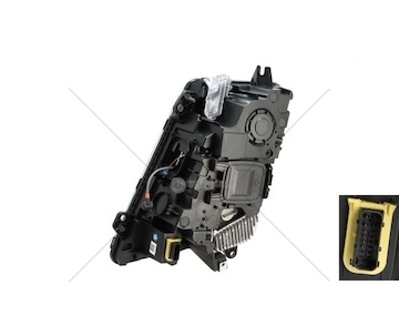 VOLVO FH4 HEAD LAMP BIXENON BLACK LHD RH TANGDE TD01-51-036BDR