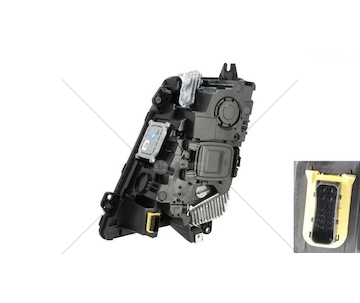 VOLVO FH4 HEAD LAMP XENON BLACK RHD RHS TANGDE TD01-51-036BRXR