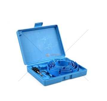 Vrtací korunky do dřeva, sada 5ks, 64-127mm GEKO