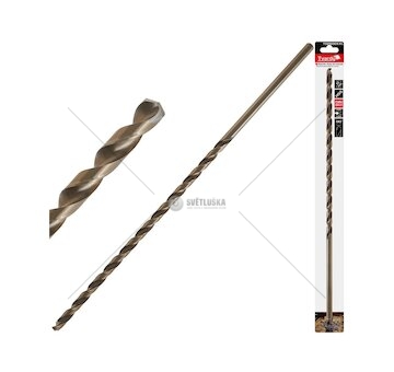 Vrták do kovu, extra dlouhý, 10×430 mm, HSS, DIN1869 - TVARDY