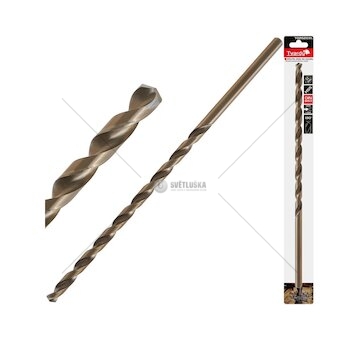 Vrták do kovu, extra dlouhý, 12×375 mm, HSS, DIN1869 - TVARDY
