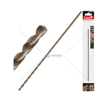 Vrták do kovu, extra dlouhý, 4,0×220 mm, HSS, DIN1869 - TVARDY