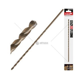 Vrták do kovu, extra dlouhý, 5,0×245 mm, HSS, DIN1869 - TVARDY