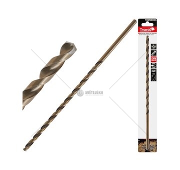 Vrták do kovu, extra dlouhý, 8,0×305 mm, HSS, DIN1869 - TVARDY