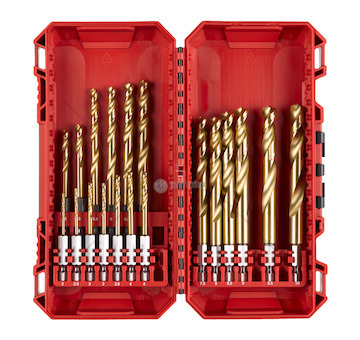 Vrták na kov red hex hss-g tin - sada 19 ks, pro rázové utahováky 4932493866_A