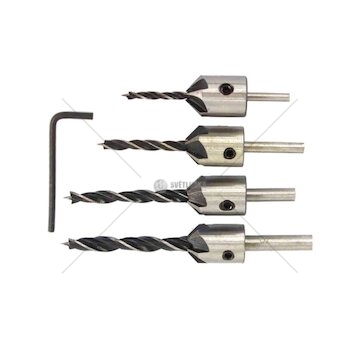 Vrtáky do dřeva s nastavitelným zahloubením KRAFT&DELE