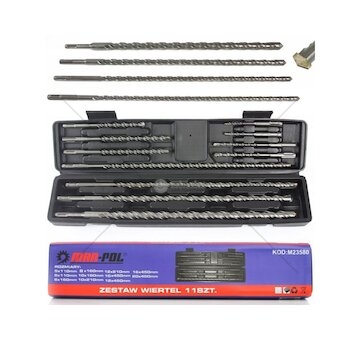 Vrtáky SDS Plus sada 11 kusů S4 MAR-POL