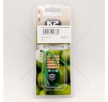 Vůně do auta VENTO ZELENÉ JABLKO K2 V451
