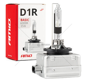 Výbojka D1R 35W 6000K xenonová AMiO BASIC