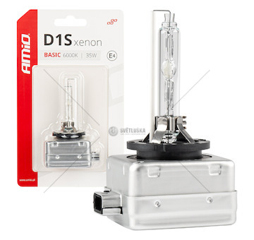 Výbojka D1S 35W 6000K xenonová BASIC blister AMIO-03864
