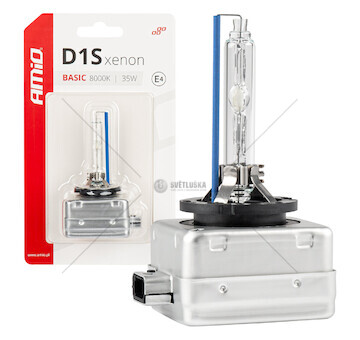 Výbojka D1S 35W 8000K xenonová BASIC blister AMIO-03865