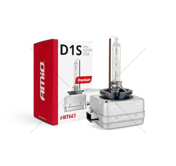 Výbojka D1S 4300K xenonová AMiO PREMIUM