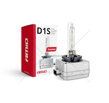 Výbojka D1S 6000K xenonová AMiO PREMIUM