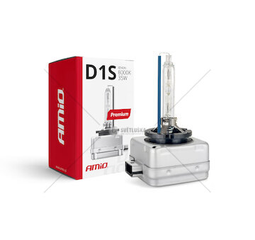 Výbojka D1S 8000K xenonová AMiO PREMIUM
