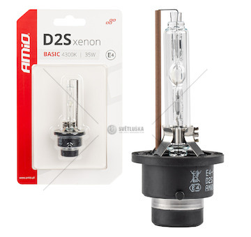 Výbojka D2S 35W 4300K xenonová BASIC blister AMIO-03860