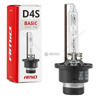Výbojka D4S 35W 4300K xenonová AMiO BASIC