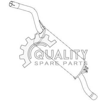 Výfuk zadní díl FE 1.6 (11)