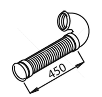 Výfuková trubka DINEX DIN21177