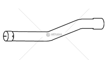 Výfuková trubka DINEX DIN21246