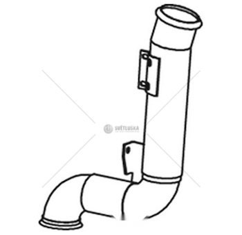 Výfuková trubka DINEX DIN21249