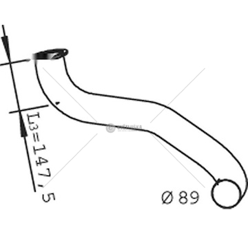 Výfuková trubka DINEX DIN22137