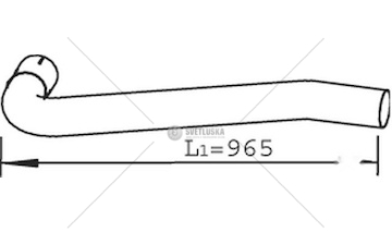 Výfuková trubka DINEX DIN22138