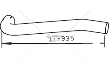 Výfuková trubka DINEX DIN22140