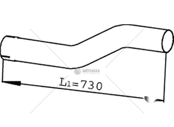 Výfuková trubka DINEX DIN22145