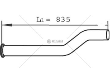 Výfuková trubka DINEX DIN22245