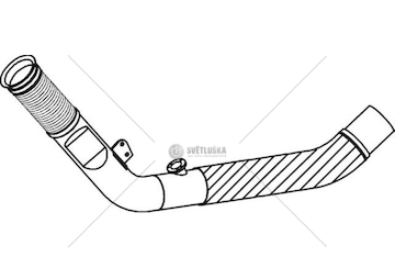 Výfuková trubka DINEX DIN29279