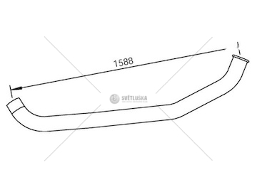 Výfuková trubka DINEX DIN47610