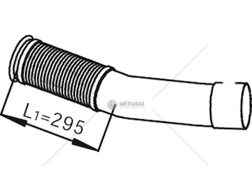 Výfuková trubka DINEX DIN54163