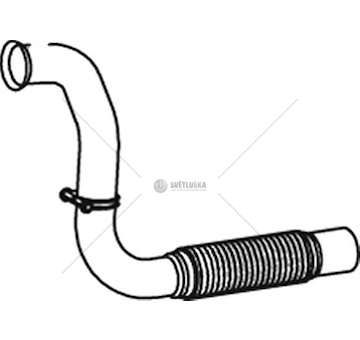 Výfuková trubka DINEX DIN54270