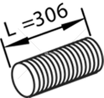 Výfuková trubka DINEX DIN82140