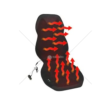 Vyhřívaný potah sedadla SHAWN, s termostatem, 12/24 V COMPASS