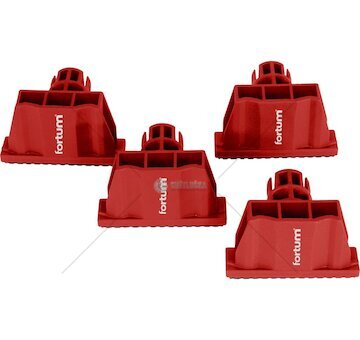 Vymezovací zarážky pro pracovní stoly s otvory Ø20 mm sada 4 ks - FORTUM