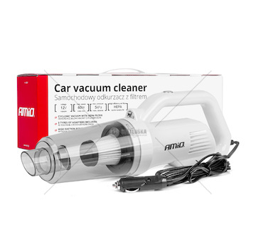 Vysavač do auta 12V 60W HEPA 5kPa AMIO-03691