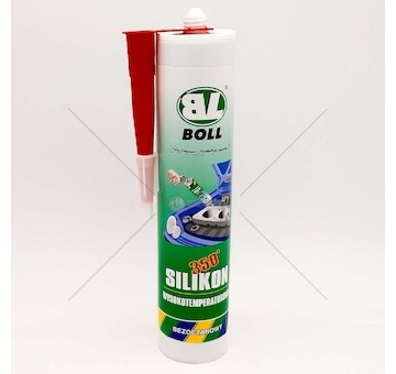 Vysokoteplotní silikon 290ml červený BOLL 0070103
