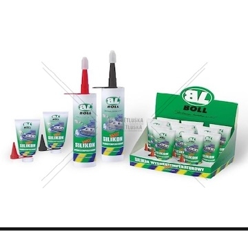 Vysokoteplotní silikon 80ml červený BOLL 0070108/CZER